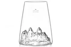 Verre à spiritueux long Alaskan Maker Topographic Tre Cime en verre cristallin