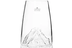 Verre à spiritueux long Alaskan Maker Topographic Jungfrau en verre cristallin