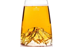 Verre à spiritueux long Alaskan Maker Topographic Jungfrau en verre cristallin