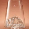 Verre à spiritueux long Alaskan Maker Topographic Eiger en verre cristallin