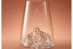 Verre à spiritueux long Alaskan Maker Topographic Fitz Roy en verre cristallin