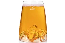 Verre à spiritueux long Alaskan Maker Topographic Fitz Roy en verre cristallin