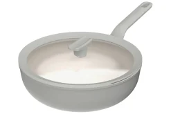 Wok antiadhérent Berghoff Leo Balance Moonmist avec couvercle 28cm