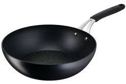 Wok anti-adhésif Lagostina Tempra en titanium 28cm