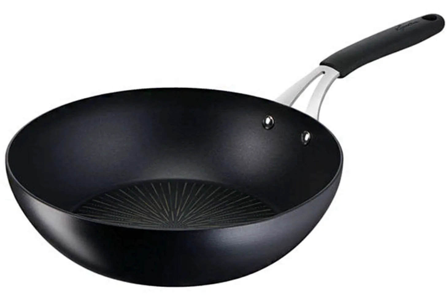 Wok anti-adhésif Lagostina Tempra en titanium 28cm