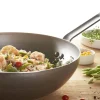 Wok bombé à queue De Buyer Mineral B ø28cm en fer