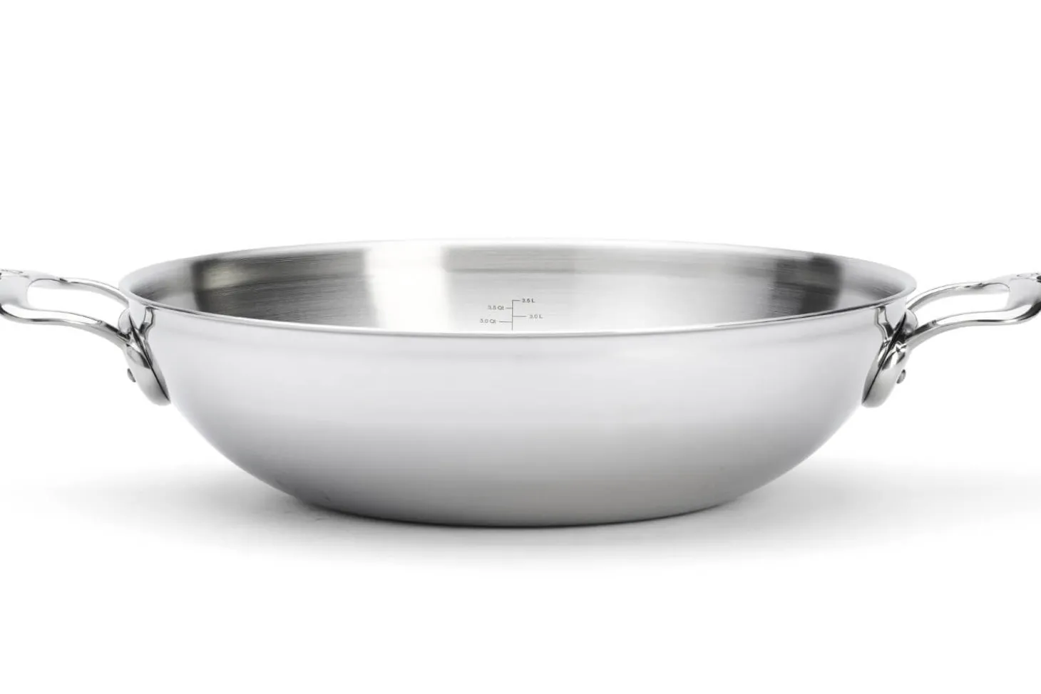 Wok De Buyer Affinity 32cm en acier inoxydable 5 ply