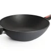 Wok Woll Diamond Lite en fonte d'aluminium manche amovible polymère 34cm