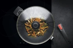 Wok Woll Diamond Lite en fonte d'aluminium manche amovible polymère 34cm